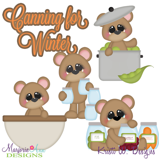 Canning For Winter SVG Cutting Files Includes Clipart - Click Image to Close